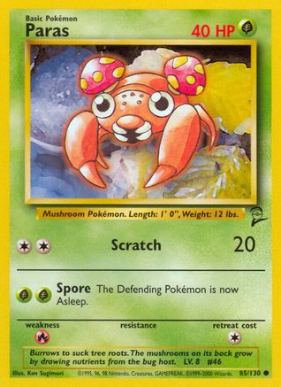 Paras (85) [Base Set 2] - Deck Out Gaming
