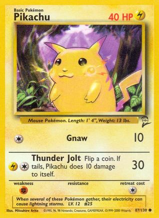 Pikachu (87) [Base Set 2] - Deck Out Gaming