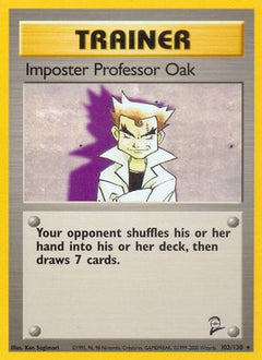 Imposter Professor Oak (102) [Base Set 2] - Deck Out Gaming