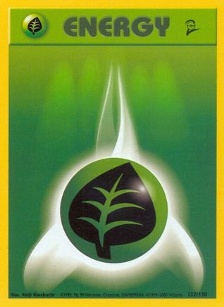 Grass Energy (127) [Base Set 2] - Deck Out Gaming