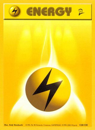 Lightning Energy (128) [Base Set 2] - Deck Out Gaming