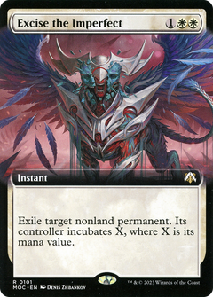 Excise the Imperfect (Extended Art) (101) [March of the Machine Commander] foil - Deck Out Gaming