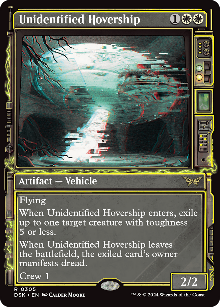 Unidentified Hovership (Showcase) (305) [Duskmourn: House of Horror] - Deck Out Gaming