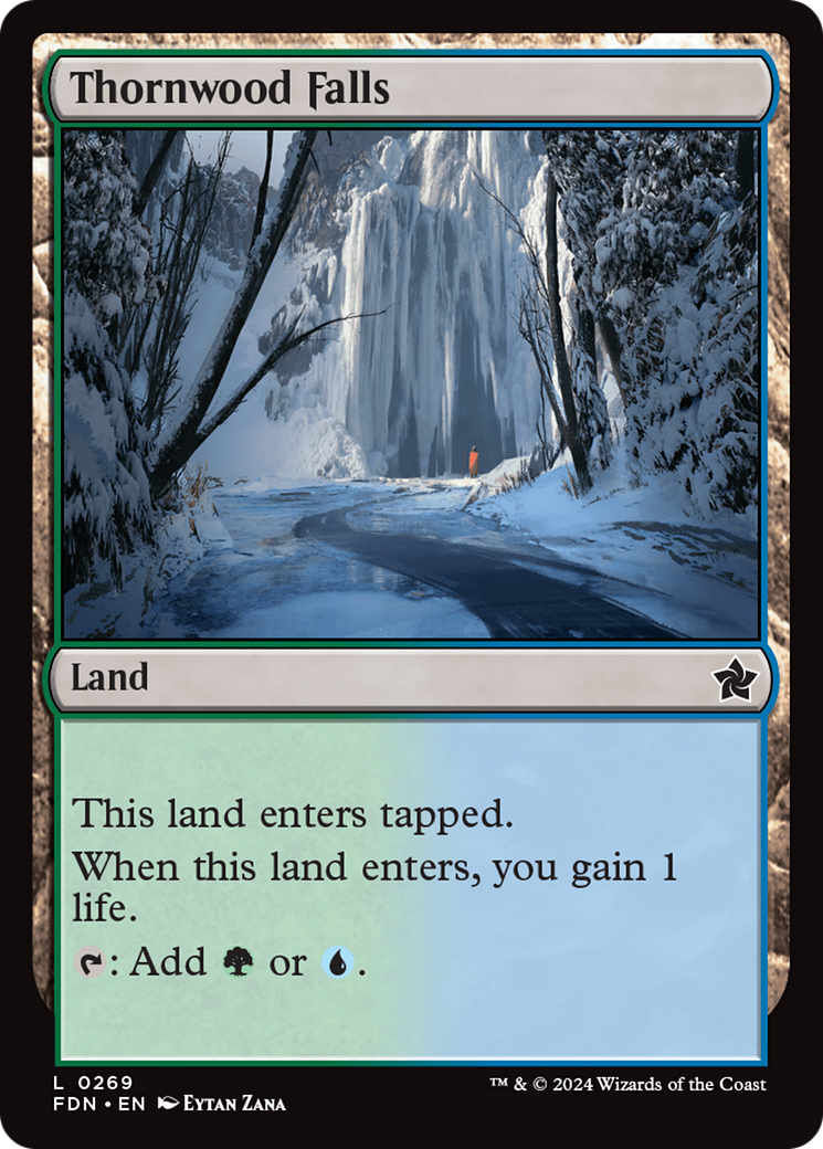 Thornwood Falls (269) [Foundations] foil - Deck Out Gaming