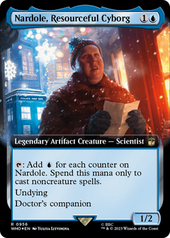Nardole, Resourceful Cyborg (Extended Art) (Surge Foil) (956) [Doctor Who] foil - Deck Out Gaming