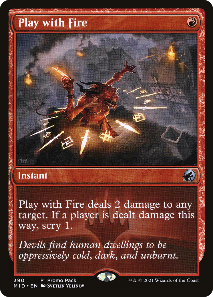 Play with Fire (390) [Innistrad: Midnight Hunt] - Deck Out Gaming