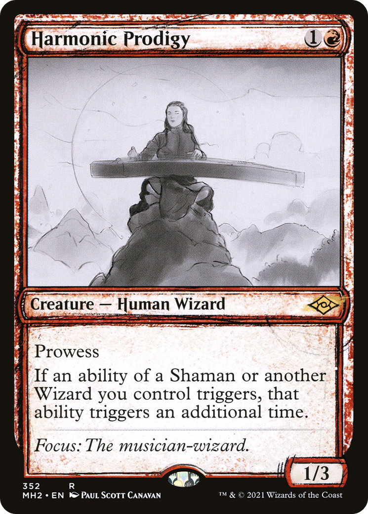 Harmonic Prodigy (Showcase) (352) [Modern Horizons 2] - Deck Out Gaming