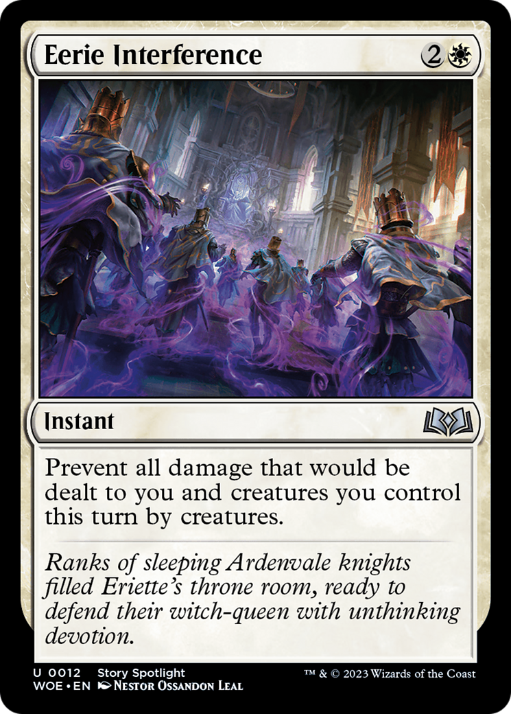 Eerie Interference (12) [Wilds of Eldraine] foil - Deck Out Gaming