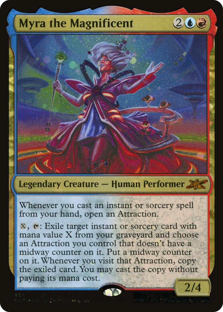 Myra the Magnificent (Galaxy Foil) (461) [Unfinity] foil - Deck Out Gaming