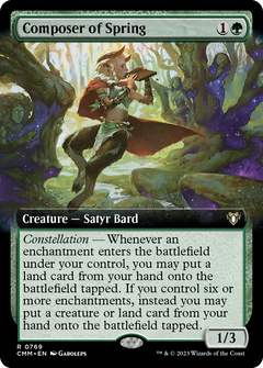 Composer of Spring (Extended Art) (769) [Commander Masters] - Deck Out Gaming