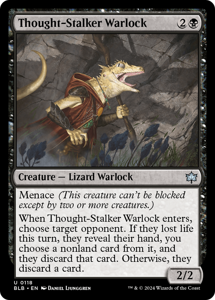 Thought-Stalker Warlock (118) [Bloomburrow] - Deck Out Gaming