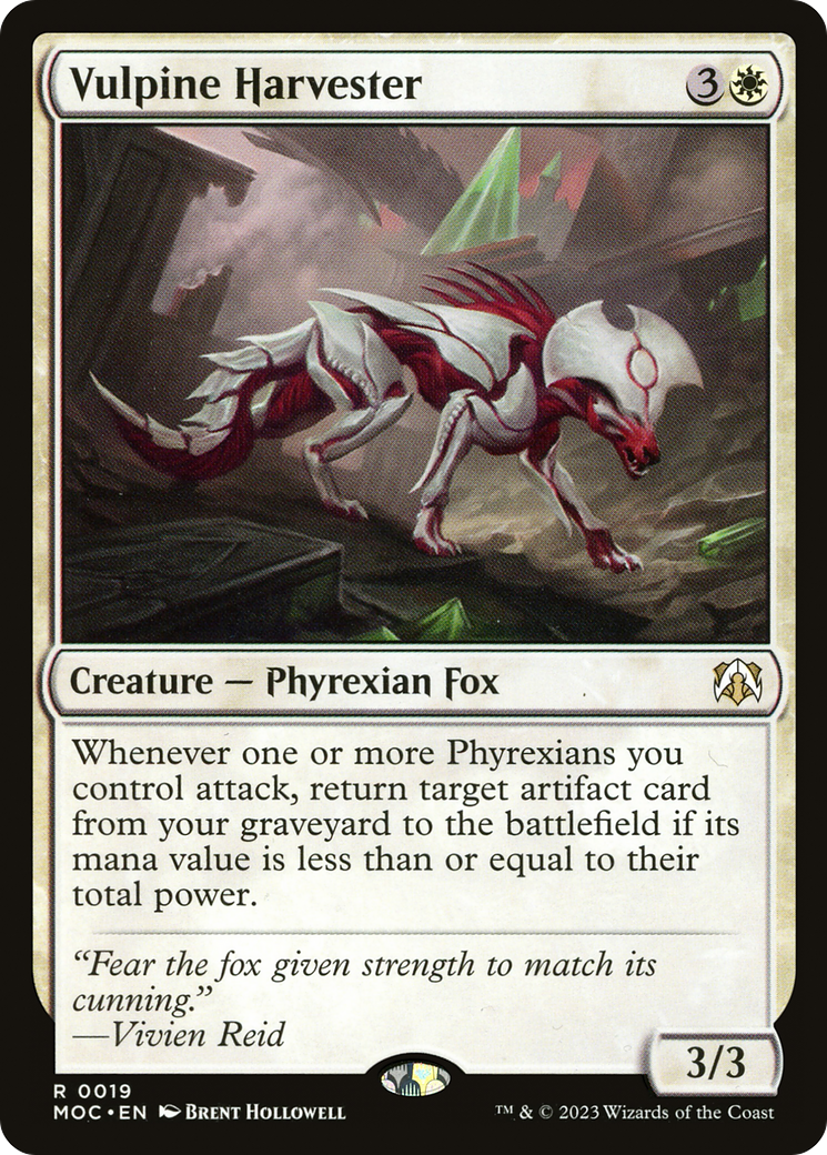 Vulpine Harvester (19) [March of the Machine Commander] - Deck Out Gaming