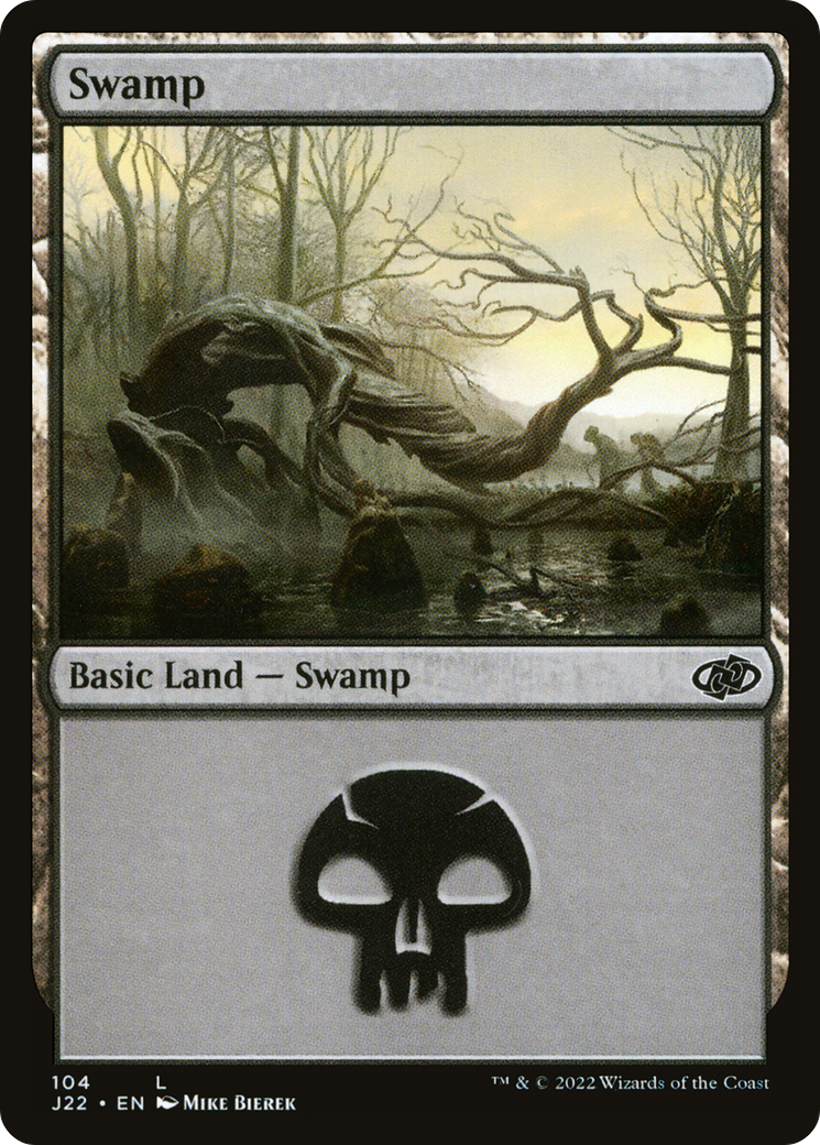 Swamp (104) (104) [Jumpstart 2022] - Deck Out Gaming