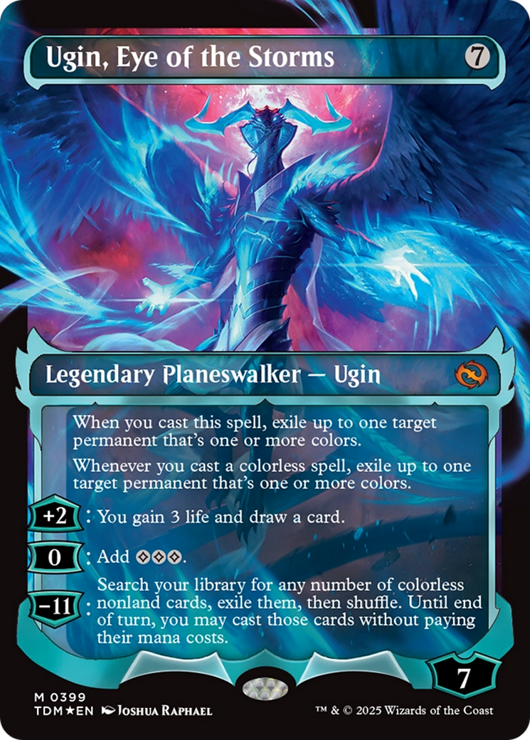 Ugin, Eye of the Storms (Showcase) (399) [Tarkir: Dragonstorm] foil - Deck Out Gaming