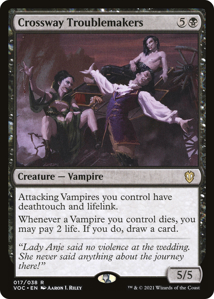 Crossway Troublemakers (17) [Commander: Innistrad: Crimson Vow] - Deck Out Gaming