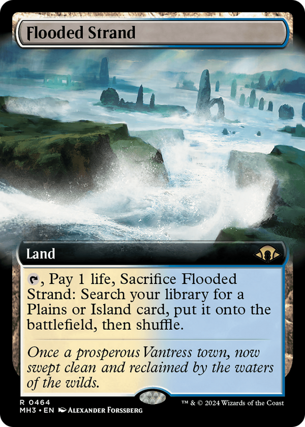 Flooded Strand (Extended Art) (464) [Modern Horizons 3] - Deck Out Gaming
