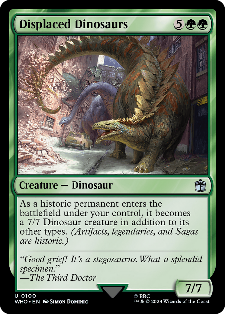 Displaced Dinosaurs (100) [Doctor Who] - Deck Out Gaming