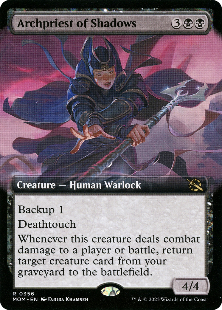Archpriest of Shadows (Extended Art) (356) [March of the Machine] foil - Deck Out Gaming