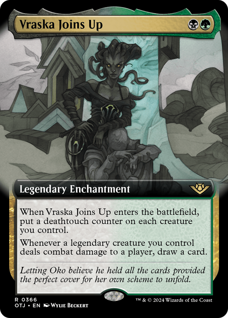 Vraska Joins Up (Extended Art) (366) [Outlaws of Thunder Junction] - Deck Out Gaming