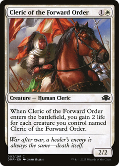 Cleric of the Forward Order (3) [Dominaria Remastered] foil - Deck Out Gaming