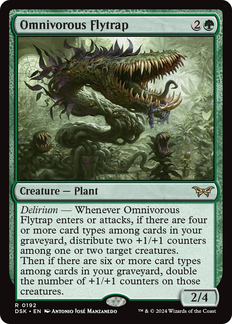 Omnivorous Flytrap (192) [Duskmourn: House of Horror] foil - Deck Out Gaming