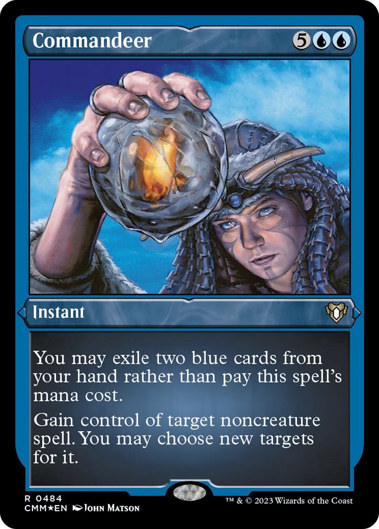 Commandeer (484) [Commander Masters] etched - Deck Out Gaming