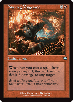 Burning Vengeance (Retro Frame) (397) [Innistrad Remastered] foil - Deck Out Gaming