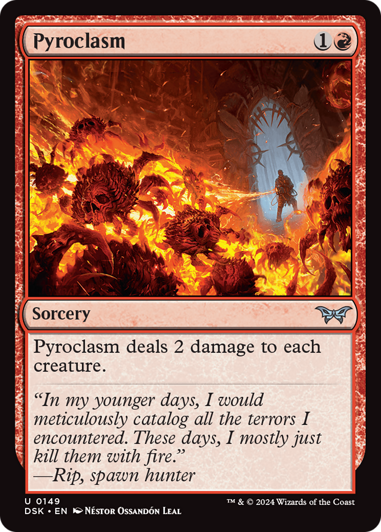 Pyroclasm (149) [Duskmourn: House of Horror] - Deck Out Gaming