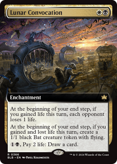 Lunar Convocation (Extended Art) (366) [Bloomburrow] foil - Deck Out Gaming