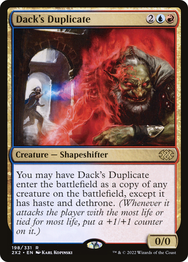 Dack's Duplicate (198) [Double Masters 2022] - Deck Out Gaming