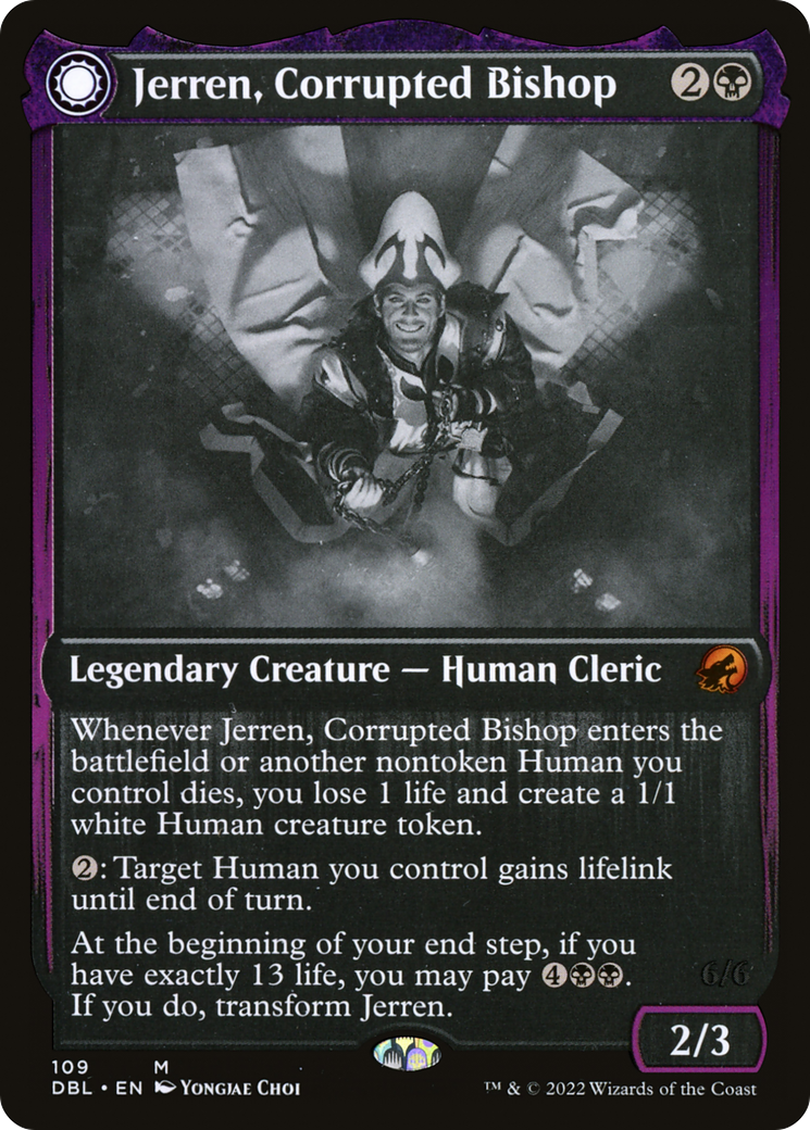 Jerren, Corrupted Bishop (109) [Innistrad: Double Feature] foil - Deck Out Gaming