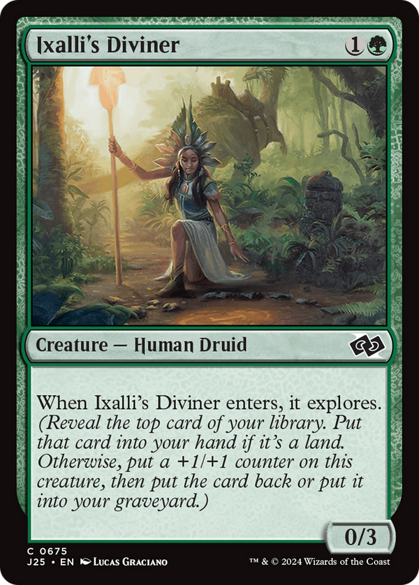 Ixalli's Diviner (675) [Foundations Jumpstart] - Deck Out Gaming