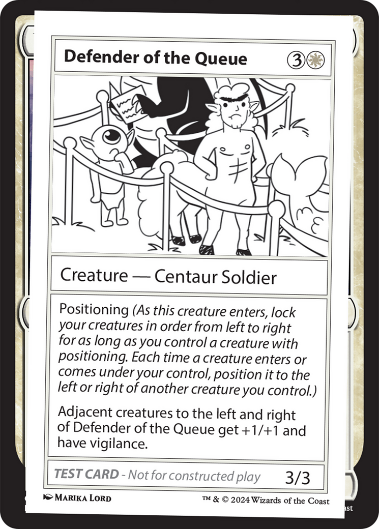 Defender of the Queue () [Mystery Booster 2] - Deck Out Gaming