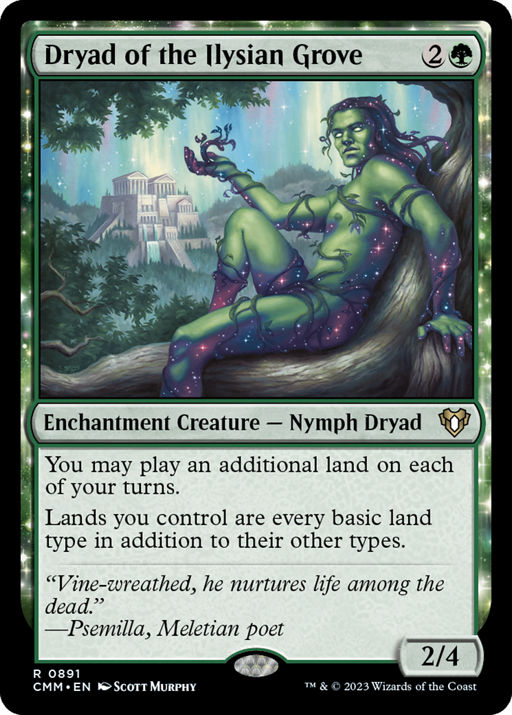 Dryad of the Ilysian Grove (891) [Commander Masters] - Deck Out Gaming