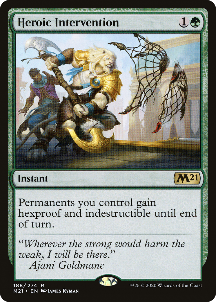 Heroic Intervention (188) [Core Set 2021] - Deck Out Gaming