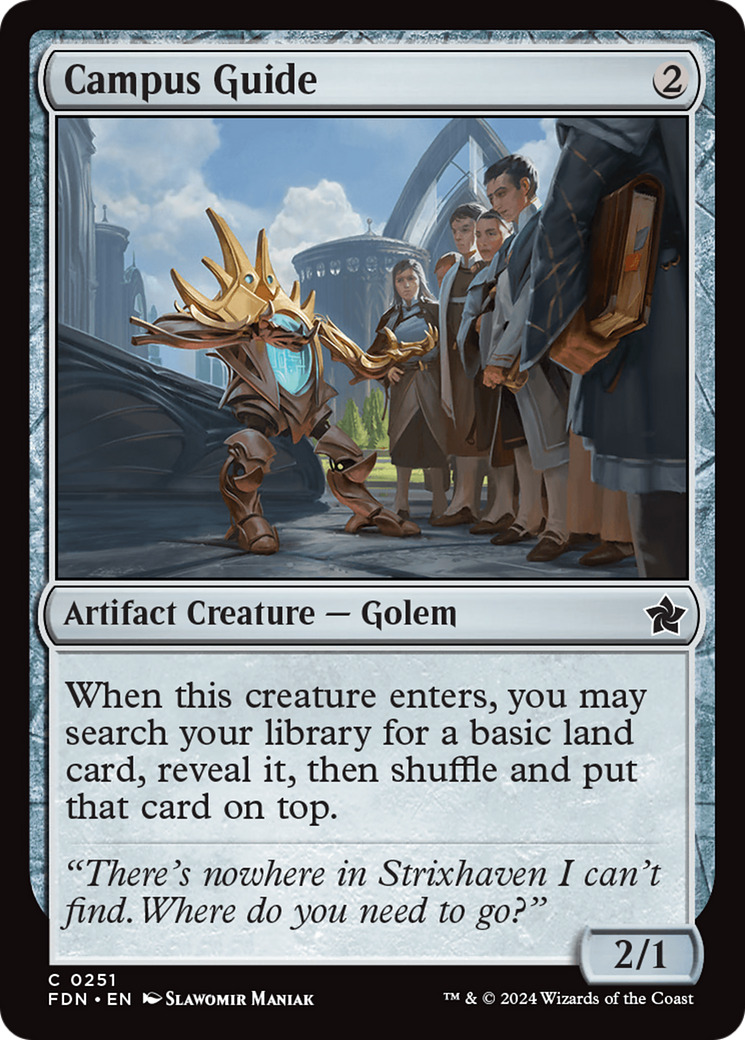 Campus Guide (251) [Foundations] foil - Deck Out Gaming