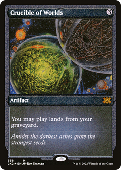 Crucible of Worlds (Foil Etched) (558) [Double Masters 2022] foil - Deck Out Gaming