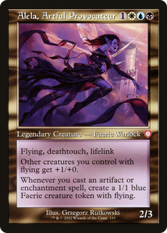 Alela, Artful Provocateur (Retro Frame) (119) [The Brothers' War Commander] - Deck Out Gaming