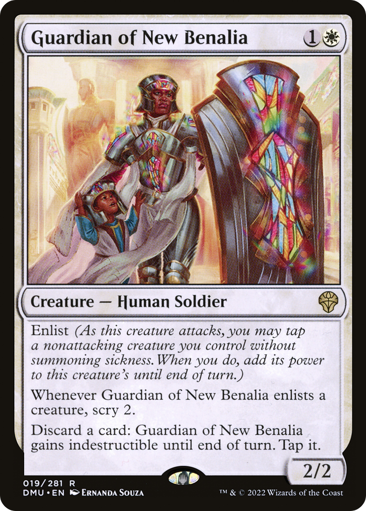 Guardian of New Benalia (19) [Dominaria United] foil - Deck Out Gaming