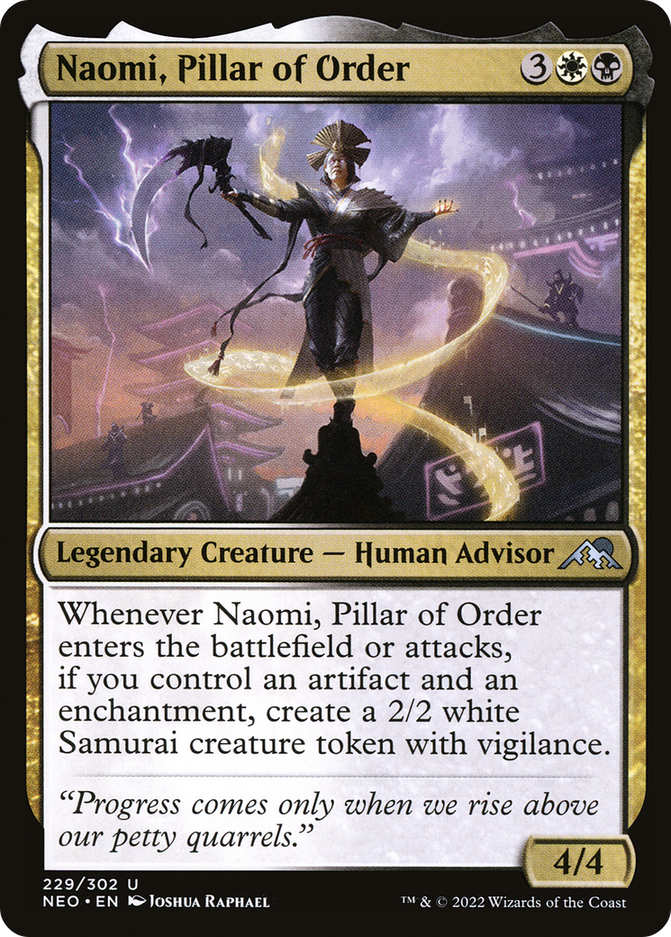 Naomi, Pillar of Order (229) [Kamigawa: Neon Dynasty] - Deck Out Gaming