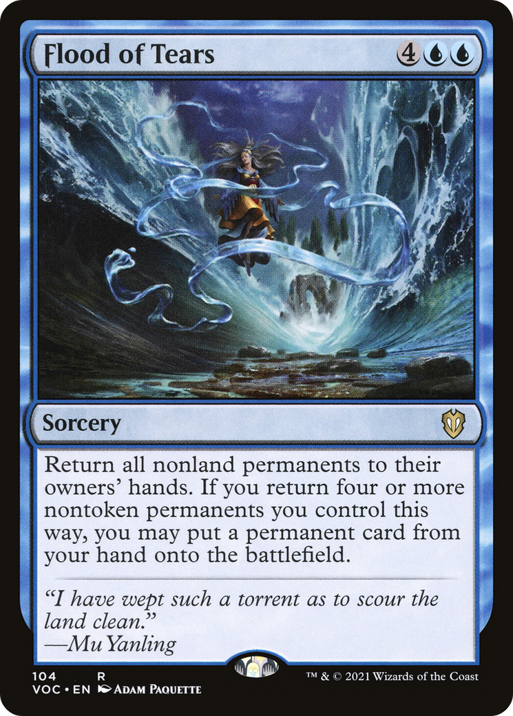 Flood of Tears (104) [Commander: Innistrad: Crimson Vow] - Deck Out Gaming