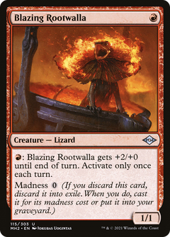 Blazing Rootwalla (115) [Modern Horizons 2] foil - Deck Out Gaming