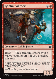 Goblin Boarders (87) [Foundations] foil - Deck Out Gaming