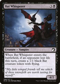 Bat Whisperer (86) [Innistrad: Midnight Hunt] foil - Deck Out Gaming