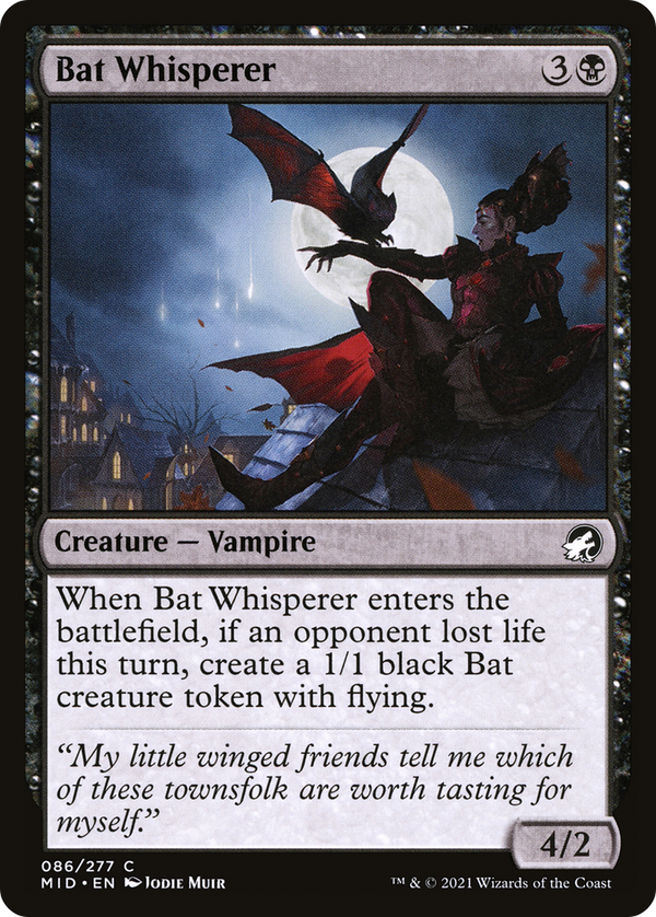 Bat Whisperer (86) [Innistrad: Midnight Hunt] foil - Deck Out Gaming