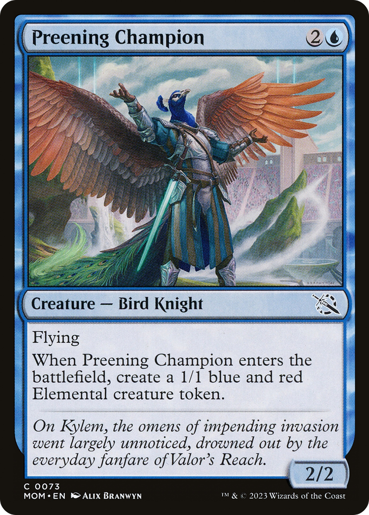 Preening Champion (73) [March of the Machine] foil - Deck Out Gaming