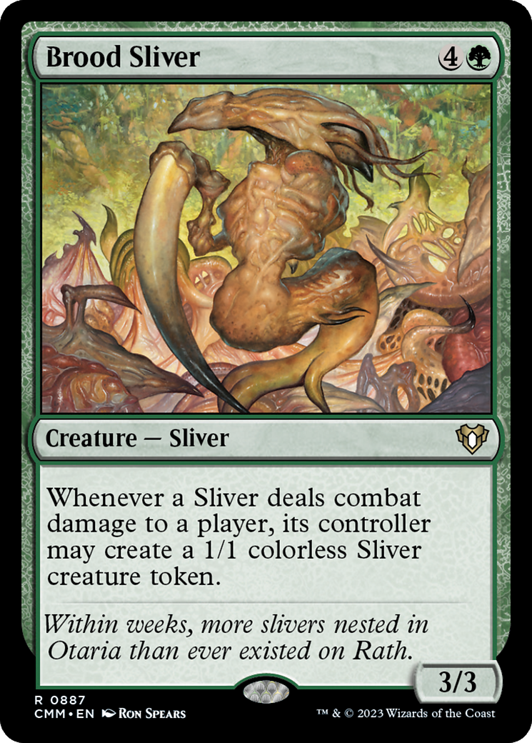 Brood Sliver (887) [Commander Masters] - Deck Out Gaming