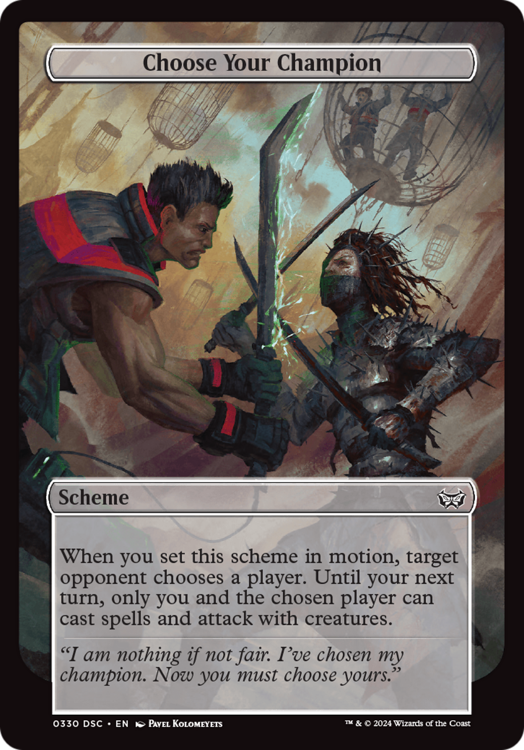 Choose Your Champion (Full Art) (330) [Duskmourn: House of Horror Commander] - Deck Out Gaming