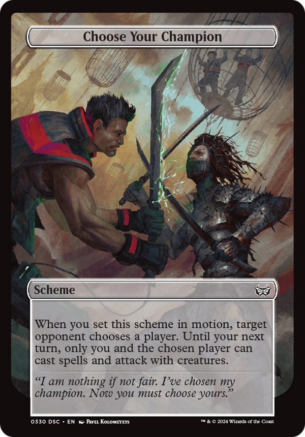Choose Your Champion (Full Art) (330) [Duskmourn: House of Horror Commander] - Deck Out Gaming