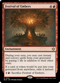 Festival of Embers (134) [Bloomburrow] foil - Deck Out Gaming